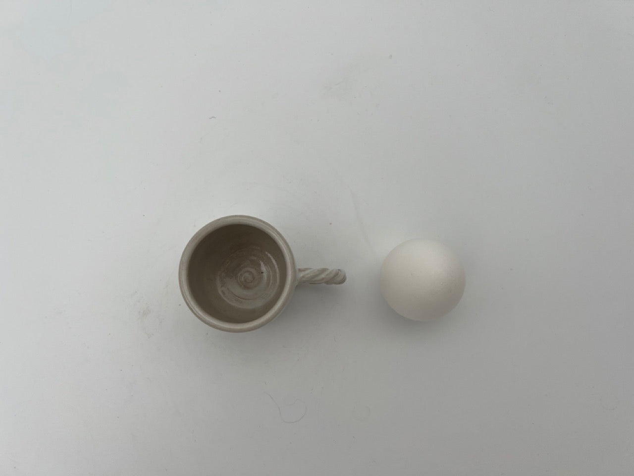 Tasse weisse Twist klein