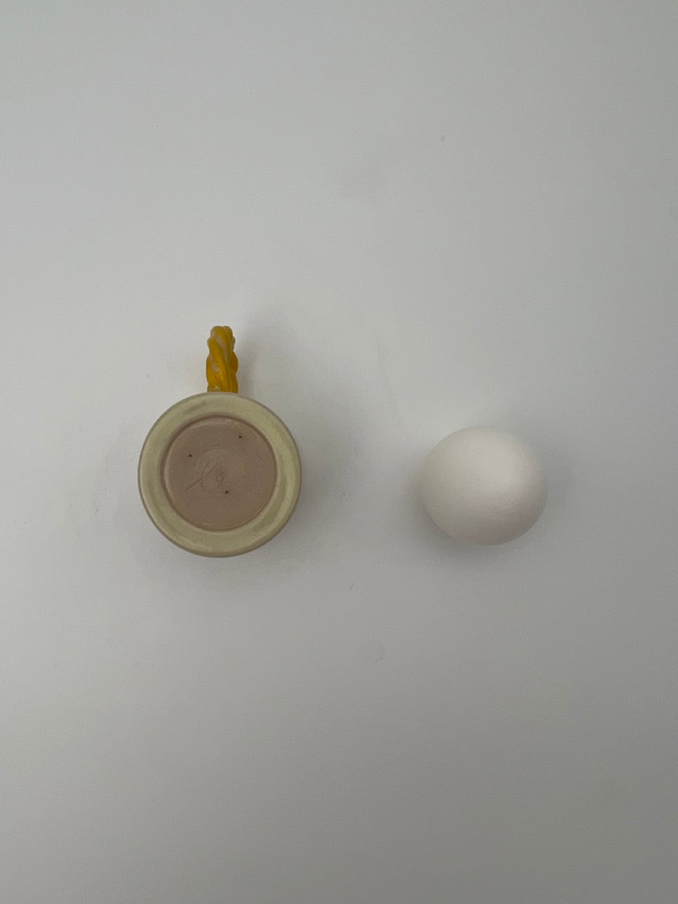 Tasse gelbe Twist klein